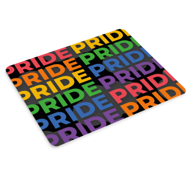Tapis de souris citation texte coloré de fierté - TenStickers