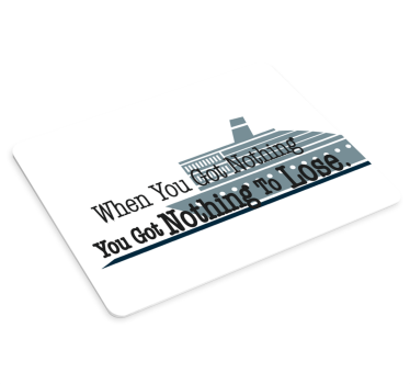 Tapis de souris citation graphique motivant - TenStickers