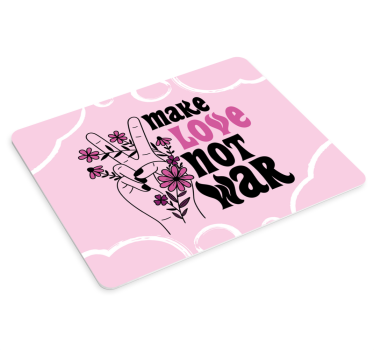 Tapis de souris citation geste de paix - TenStickers