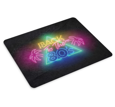 Tapis de souris citation esthétique néon rétro - TenStickers