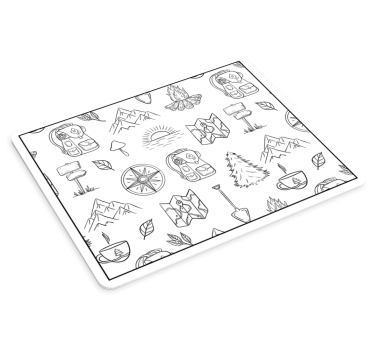 Tapis de souris original Éléments d'aventure camping - TenStickers