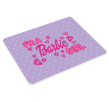 Tapis de souris nom phrase mignonne en rose - TenStickers
