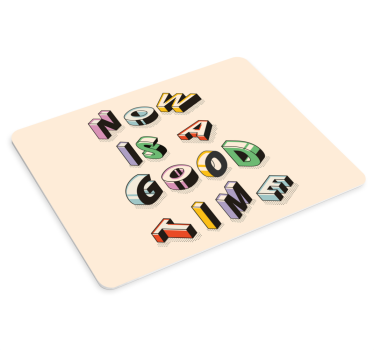 Tapis de souris citation art textuel motivant - TenStickers