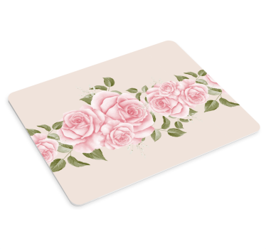 Tapis de souris original arrangement de roses élégant - TenStickers