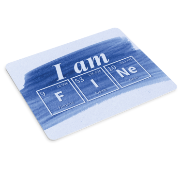 Tapis de souris citation tableau périodique - TenStickers