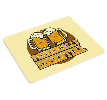 Tapis de souris citation chimie de la bière - TenStickers