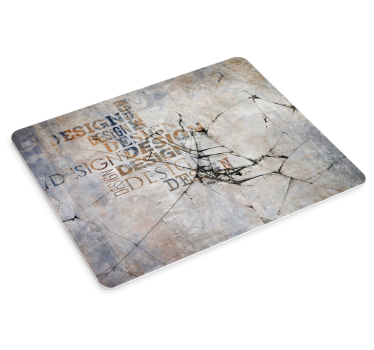 Tapis de souris nom art textuel contemporain - TenStickers