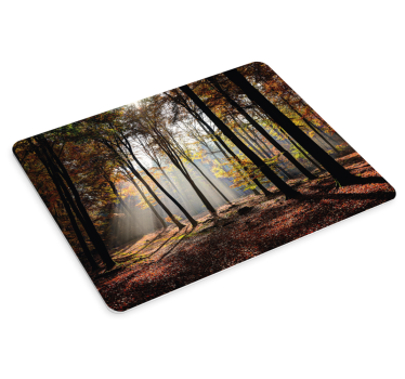 Tapis de souris original scène de forêt sereine - TenStickers