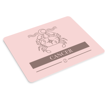 Tapis de souris cancer symbole du zodiaque - TenStickers