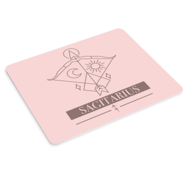 Tapis de souris sagittaire symbole du zodiaque - TenStickers