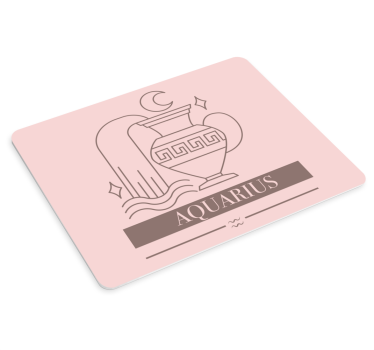 Tapis de souris verseau image symbolique - TenStickers