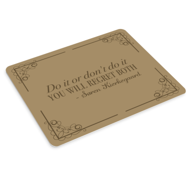 Tapis de souris citation œuvre inspirante - TenStickers