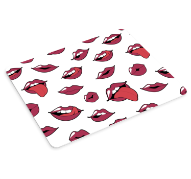 Tapis de souris original motifs de lèvres ludiques - TenStickers