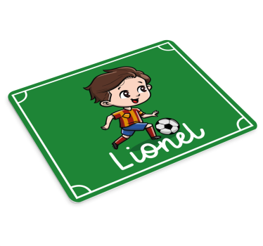 Tapis de souris personnage de foot amusant - TenStickers