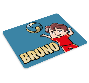 Tapis de souris enfant joyeux en train de jouer - TenStickers