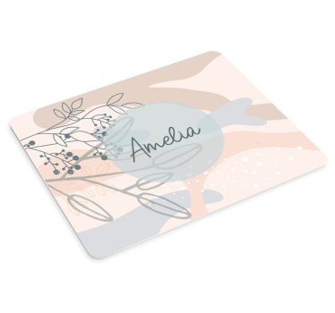 Tapis de souris nom accent personnalisé - TenStickers