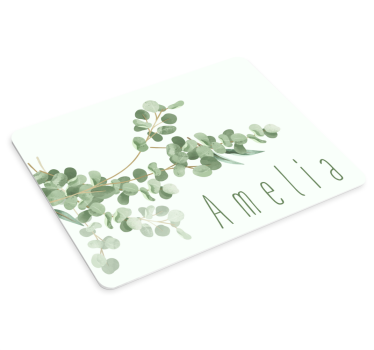 Tapis de souris eucalyptus personnalisé - TenStickers