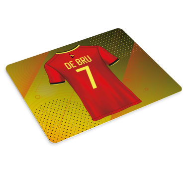 Tapis de souris avec nom maillot belgique - TenStickers