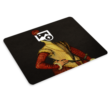 Tapis de souris style original Chien aristocrate - TenStickers