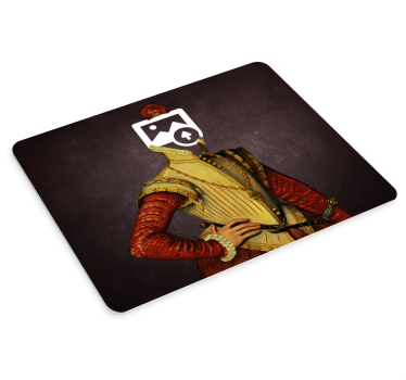 Tapis de souris style original Chat aristocrate - TenStickers
