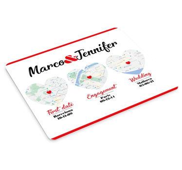 Tapis de souris style original Lieux de moments spéciaux - TenStickers