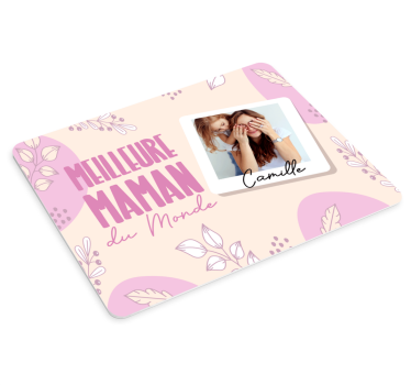 Tapis de souris avec nom meilleure mère - TenStickers
