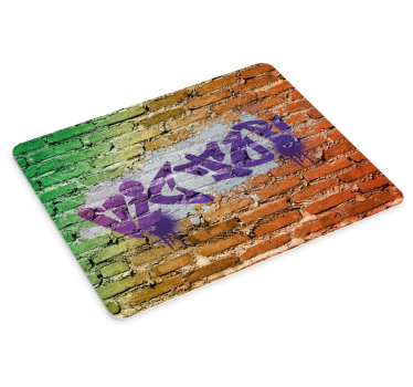 Tapis de souris nom graffiti personnalisable - TenStickers