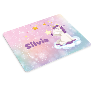 Tapis de souris licorne personnalisable - TenStickers