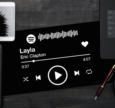 tapis de souris avec nom Spotify - TenStickers