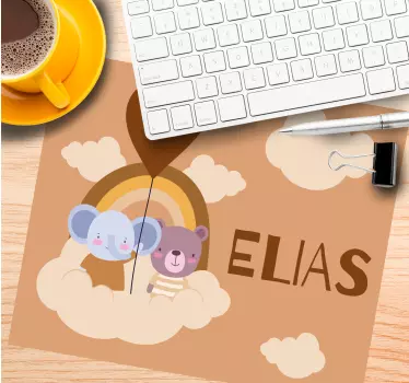 Tapis de souris amis animaux colorés - TenStickers
