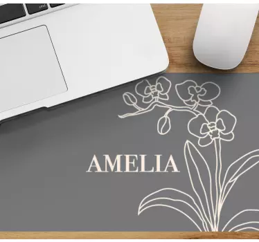 Tapis de souris arrangement floral Élégant - TenStickers