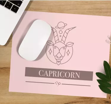 Tapis de souris capricorne symbole de la chèvre - TenStickers
