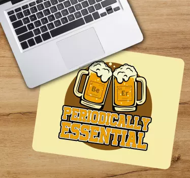 Tapis de souris citation chimie de la bière - TenStickers