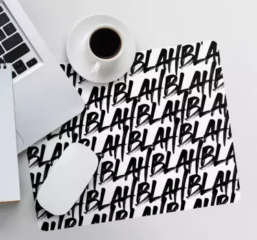 Tapis de souris citation expression audacieuse - TenStickers
