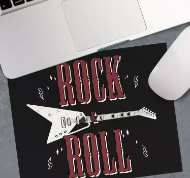 Tapis de souris citation guitare électrique - TenStickers