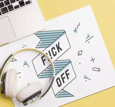 Tapis de souris citation message audacieux - TenStickers