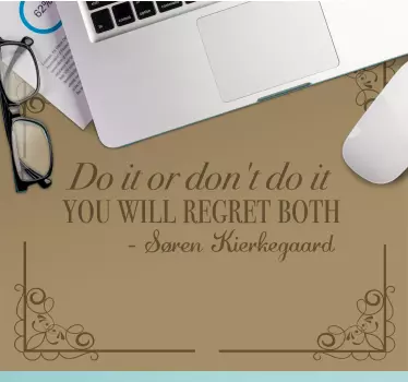 Tapis de souris citation œuvre inspirante - TenStickers