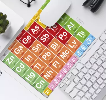 Tapis de souris Éléments périodiques - TenStickers