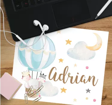 Tapis de souris montgolfière - TenStickers