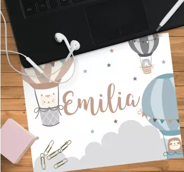 Tapis de souris montgolfières - TenStickers