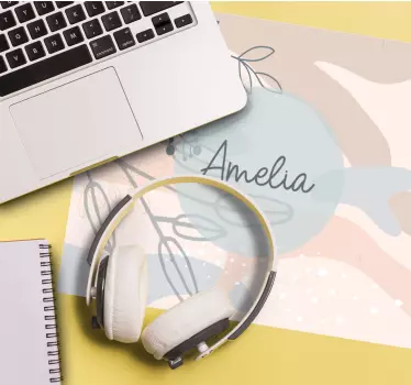Tapis de souris nom accent personnalisé - TenStickers
