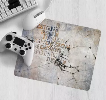 Tapis de souris nom art textuel contemporain - TenStickers