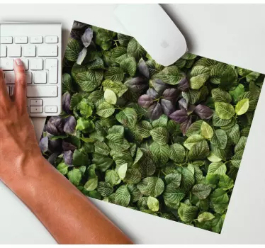 Tapis de souris original arrangement de feuilles luxuriantes - TenStickers