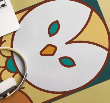 Tapis de souris original art de hibou fantaisiste - TenStickers