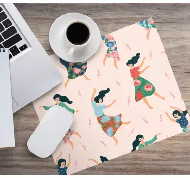 Tapis de souris original femmes dansantes fantaisistes - TenStickers