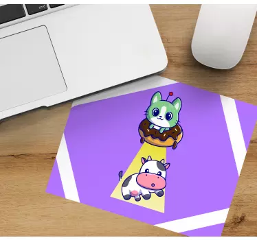 Tapis de souris original figurines créatures charmantes - TenStickers
