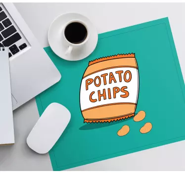 Tapis de souris original illustration d'emballage snack - TenStickers