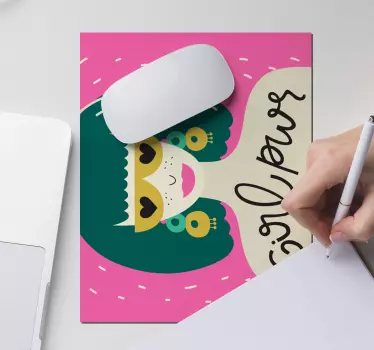 Tapis de souris original illustration féminine audacieuse - TenStickers