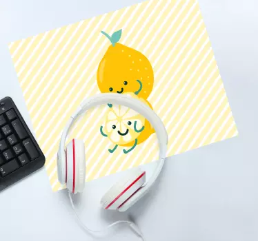Tapis de souris original personnages fruités mignons - TenStickers