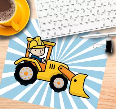 Tapis de souris original véhicule de construction - TenStickers